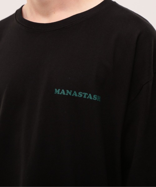 「MANASTASH」 半袖Tシャツ M ブラック メンズ_画像5