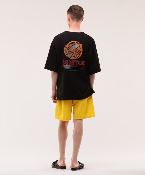 「MANASTASH」 半袖Tシャツ M ブラック メンズ_画像9