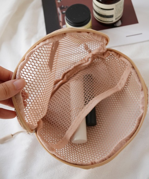 ポーチ 「 Sowel. / ソエル 」 ラウンド メッシュ メイク マルチ