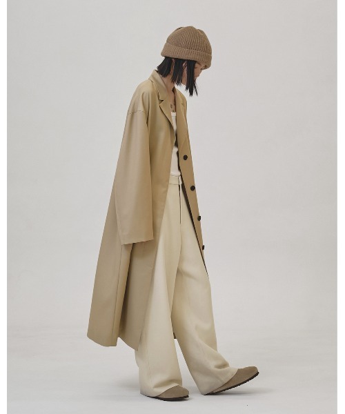トレンチコート コート Wool100% Spring Coat レディースの画像