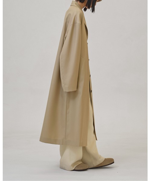 トレンチコート コート Wool100% Spring Coat レディースの画像