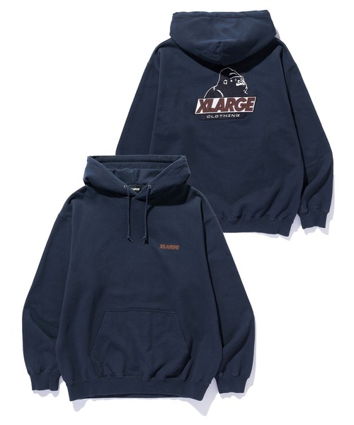 X-LARGE OG PULLOVER HOODED Mサイズ メンズ NAVY XLARGE（エクストラ