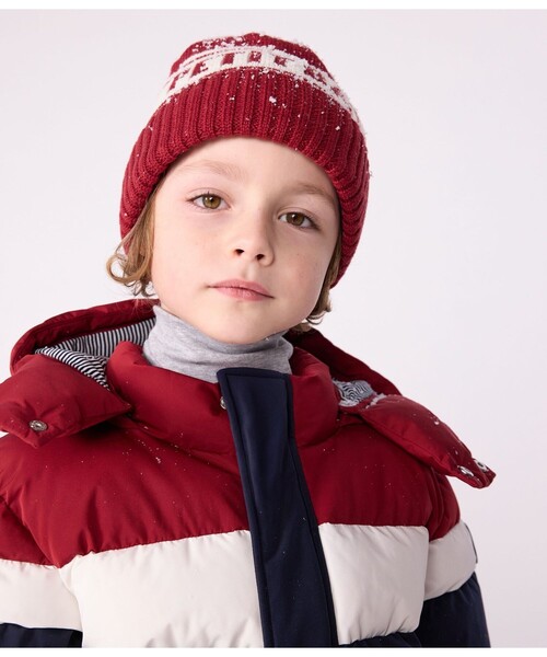 PETIT BATEAU（プチバトー） ダウン アウター 中綿入りフード