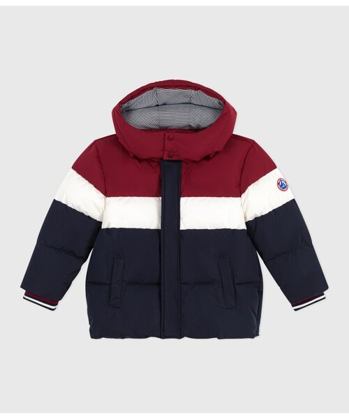 PETIT BATEAU（プチバトー） ダウン アウター 中綿入りフード