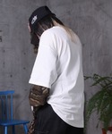 tシャツ フェイクレイヤード 袖 カモ柄 プリ...の詳細画像4
