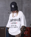 tシャツ フェイクレイヤード 袖 カモ柄 プリ...の詳細画像3