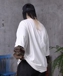tシャツ フェイクレイヤード 袖 カモ柄 プリ...の詳細画像5