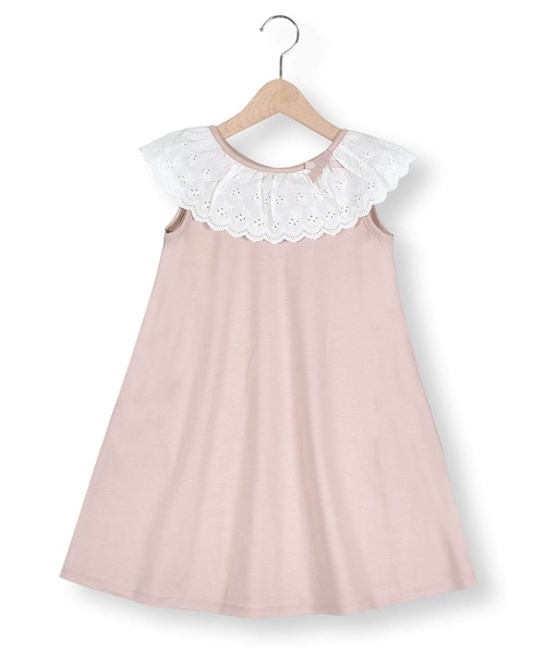 「Tartine et Chocolat」 「KIDS」ノースリーブワンピース 90 ピンク キッズ_画像4