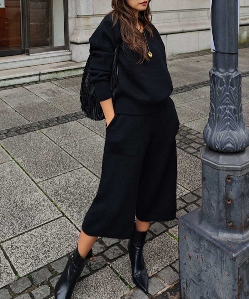 esutoreja（エストレジャ） セットアップ ニットハーフパンツ