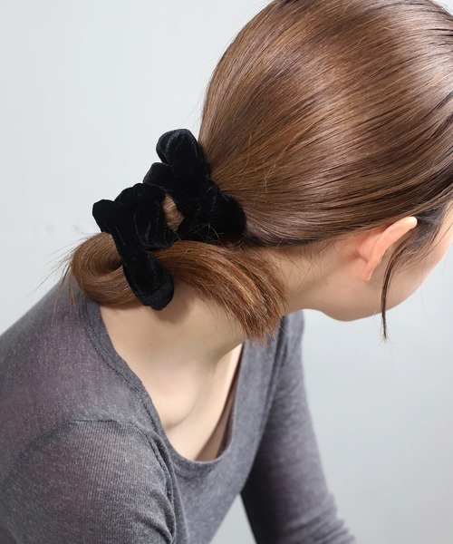 ANEMONE（アネモネ） シュシュ ベロアシュシュ「2本セット