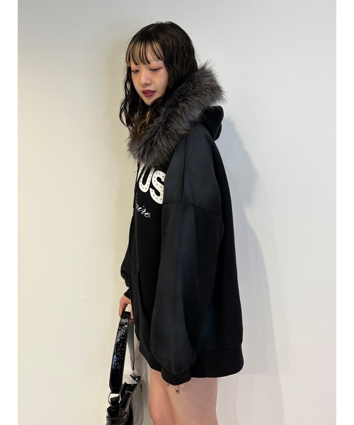 【monchhchi×jouetie】ファードッキングフーディー monchhichi×jouetie】ファードッキングZIPフーディ｜マークスタイラー