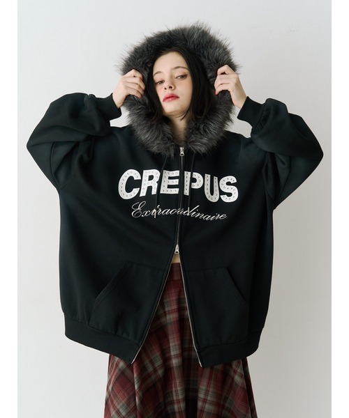 jouetie（ジュエティ） パーカー ファードッキングルーズフーディー