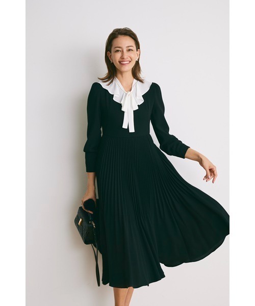 CELFORD（セルフォード） 長袖ワンピース 36 ブラック レディース