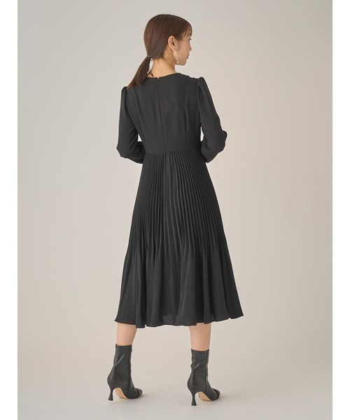 CELFORD（セルフォード） 長袖ワンピース 36 ブラック レディース