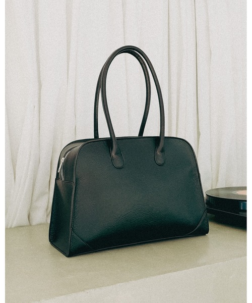 cii ボストンバッグ 「UNISEX」IMITATION LEATHER BOSTON BAG
