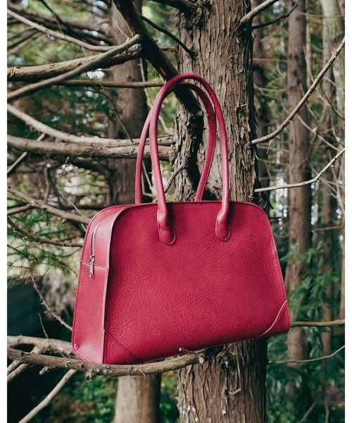 cii ボストンバッグ 「UNISEX」IMITATION LEATHER BOSTON BAG