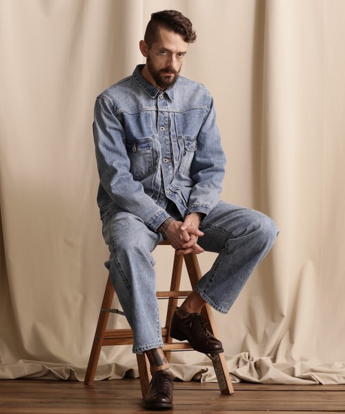 Schott N.Y.C（ショット） 「schott」 デニムジャケット L ブルー