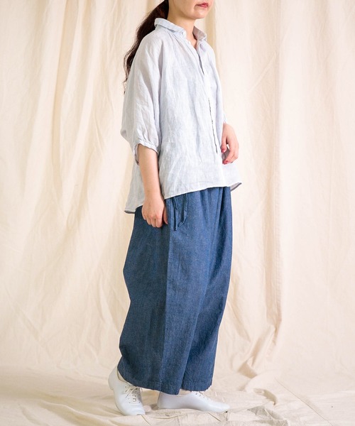 Brocante リネンシャツ ブラウス シャツ 「Brocante / ブロカント