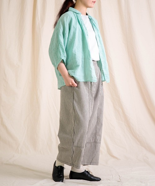 Brocante ブラウス シャツ 「Brocante / ブロカント」 リネン 