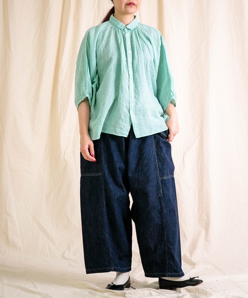 Brocante リネンシャツ ブラウス シャツ 「Brocante / ブロカント