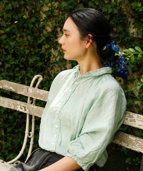 Brocante ブラウス シャツ 「Brocante / ブロカント」 リネン
