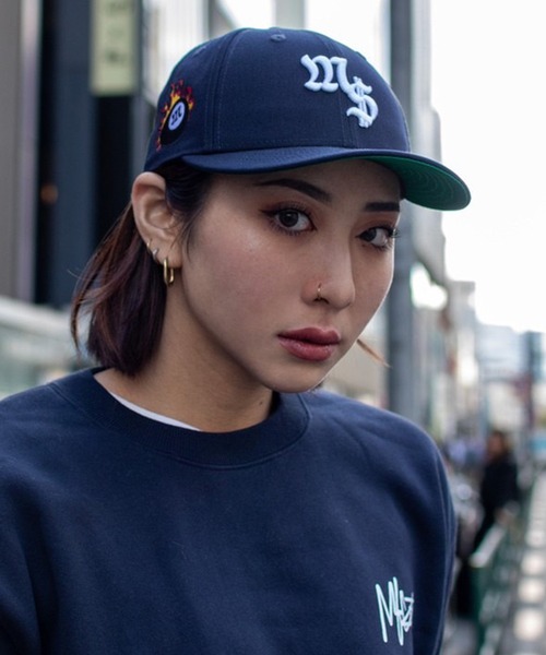 NEW ERA（ニューエラ） キャップ 7 3/8 ネイビー メンズ : ZOZOTOWN