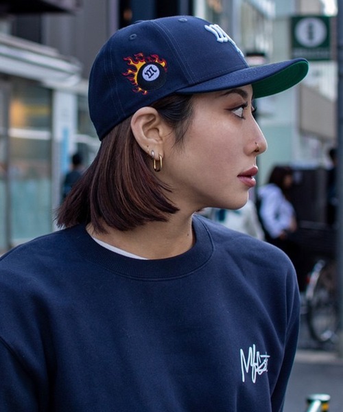NEW ERA（ニューエラ） キャップ 7 3/8 ネイビー メンズ : ZOZOTOWN