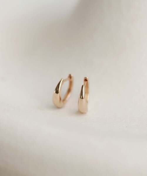 ピアス ROSETEN・ドロップラインフープピアス レディースの画像