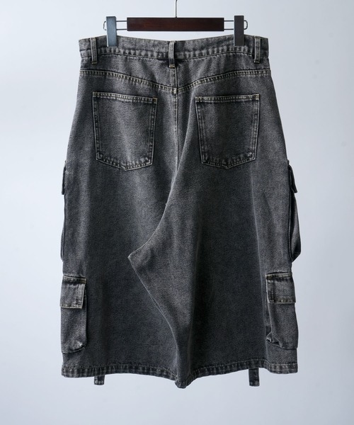 「Starting Over」 「HALHAM」デニムハーフパンツ X-LARGE ブルー メンズ_画像2