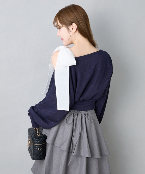 one after another NICE CLAUP スカート スリットティアードスカート
