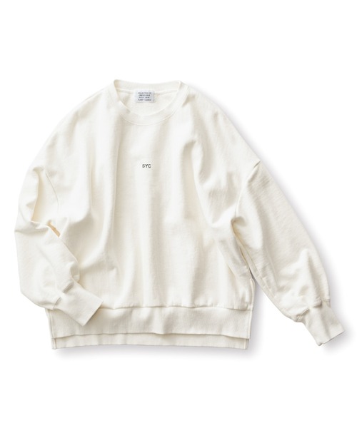 「Sunny clouds」 スウェットカットソー LARGE ホワイト レディース_画像7