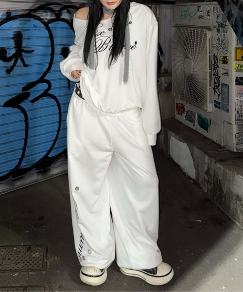 スウェットパンツ ジャージ グリッターアイレットスウェットパンツ スウェットパンツ ジャージ グリッターアイレットスウェットパンツ