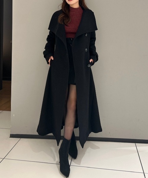 rienda（リエンダ） チェスターコート SMALL ブラック レディース