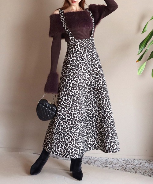 「ROYAL PARTY」 長袖ニット FREE ブラウン レディース_画像3