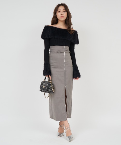 「ROYAL PARTY」 長袖ニット FREE ブラウン レディース_画像8