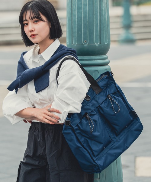 希少◎MACKDADDY コーデュロイ　ヘルメットバッグ　2way トート KiU（キウ） トートバッグ 多機能2WAYヘルメットバッグ 13インチPC対応