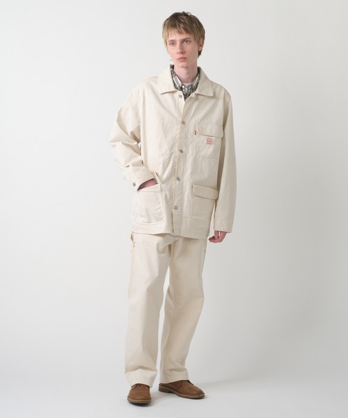 Levi's（リーバイス） デニムジャケット L ホワイト メンズ : ZOZOTOWN