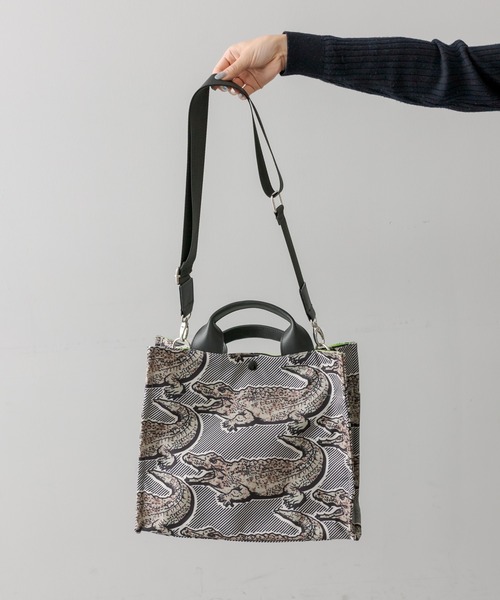 「ear PAPILLONNER」 2WAYバッグ FREE グレー レディース_画像9