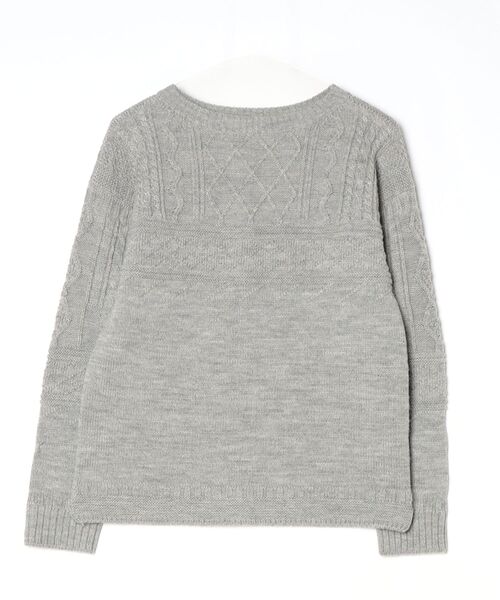 「gim」 長袖ニット M グレー メンズ_画像2