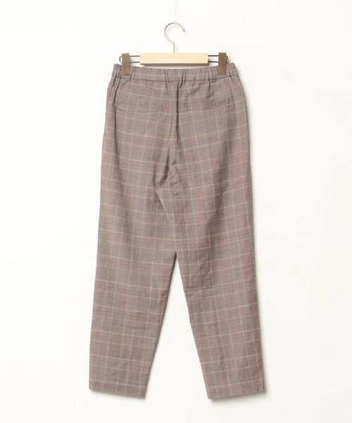 「Morris & Sons」 チェック柄イージーパンツ 0 ブラウン レディース_画像2