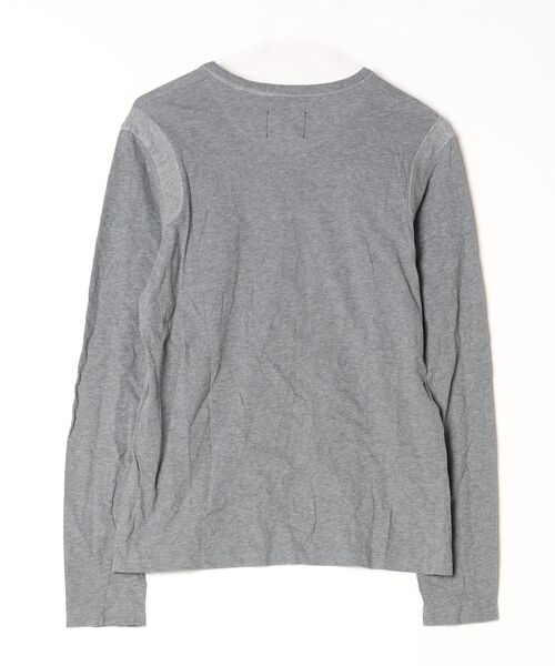 「REIGNING CHAMP」 長袖Tシャツ S グレー メンズ_画像2