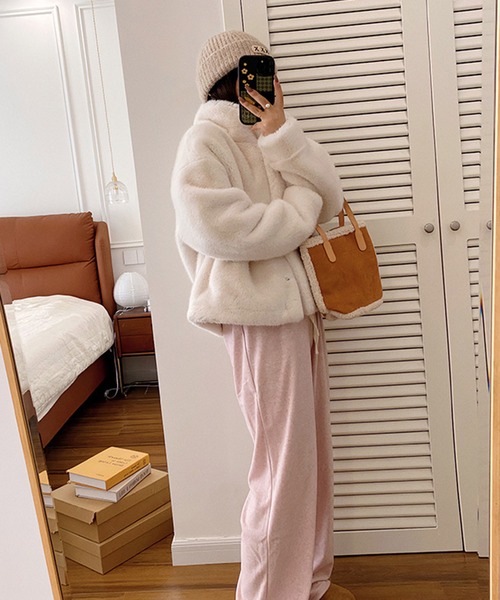 「WEGO」 「meili studio」ジャケット MEDIUM ブラウン レディース_画像5