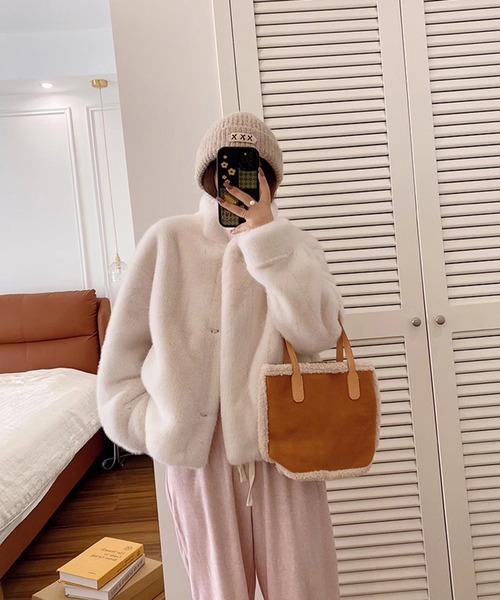 「WEGO」 「meili studio」ジャケット MEDIUM ブラウン レディース_画像6