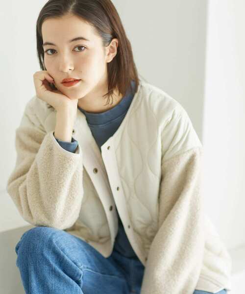 URBAN RESEARCH Sonny Label ノーカラージャケット FREE ブラック