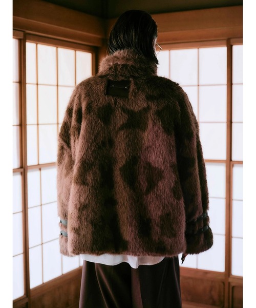 ブルゾン アウター 「TAJEN:T」COW PATTERN FAR JACKET/ アニマル柄