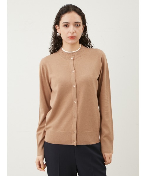 「Mila Owen」 ニットカーディガン 0 レッド レディース_画像7