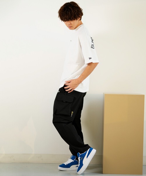 「NEW ERA」 パンツ L ブラック メンズの画像