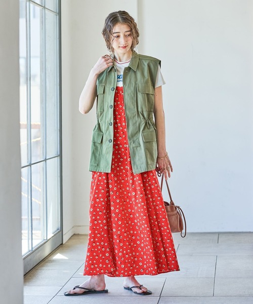 George's ベスト ジレ ミリタリーベスト レディース : ZOZOTOWN Yahoo