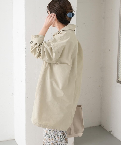 「URBAN RESEARCH DOORS」 スプリングコート MEDIUM ライトグレー レディース