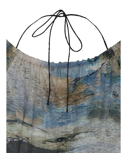 Ameri（アメリ） tシャツ PAINTED TEXTURE ART TOP レディース